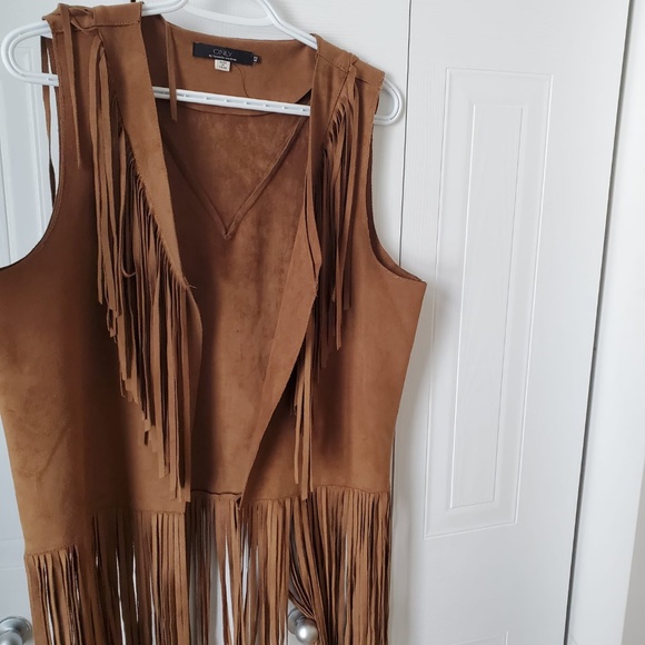 Only Fringe Sleeveless Vest - Picture 2 of 4